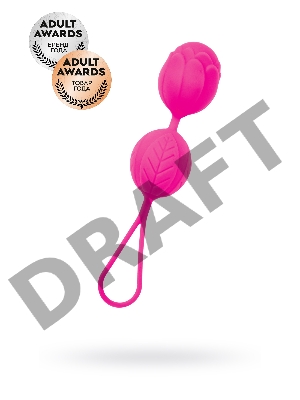 Вагинальные шарики TOYFA  A-Toys Flov, силикон, розовый, 15  см