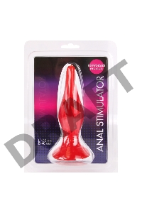 Красная анальная втулка - 15 см.