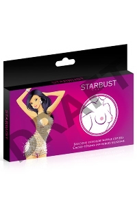STARBUST NIPPLE COVERS SILICONE телесные наклейки на соски