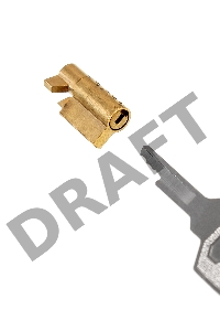 Пояс верности мужской Black&Red by TOYFA, ABS пластик, красный, 10 см