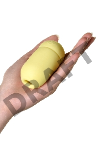 Мастурбатор нереалистичный MensMax CAPSULE 03 Kanoko, TPE, желтый, 8 см