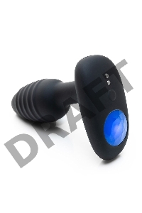 Черный интерактивный вибратор OhMiBod Lumen for Kiiroo с подсветкой - 10,2 см.