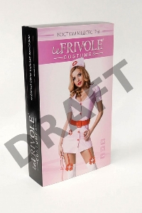 Костюм похотливой медсестры (розовый) Le Frivole S/M