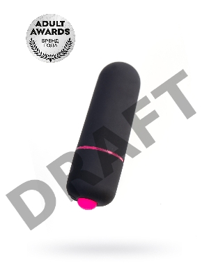 Вибропуля A-Toys Alli ABS пластик, черный, 5,5 см, Ø 1,7 см