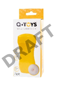 Мастурбатор TOYFA  A-Toys Dion, анус, TPE, желтый, 14 см