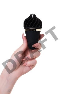 Вибромассажер Satisfyer layons Sweet Treat, силикон, черный, 10,4 см.
