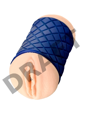 Мастурбатор двусторонний JOS LULU, TPR, телесный, 14,5 см