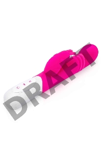 Небольшой тонкий розовый массажер для G-точки Slim Shaft thrusting G-spot Rabbit