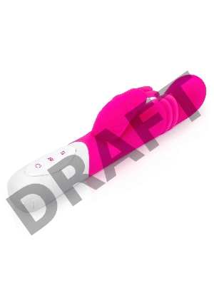 Небольшой тонкий розовый массажер для G-точки Slim Shaft thrusting G-spot Rabbit