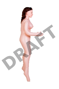 Кукла надувная Dolls-X by TOYFA Ms Melanie, реалистичная.голова, шатенка, с двумя отверстиями