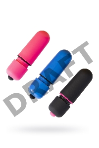 Вибропуля A-Toys Alli ABS пластик, черный, 5,5 см, Ø 1,7 см