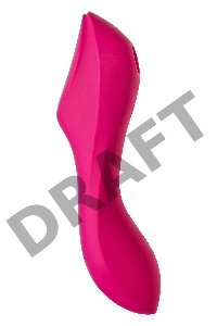 Вакуум-волновой бесконтактный стимулятор клитора Satisfyer Curvy Trinity 3, силикон, красный