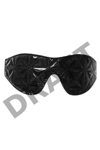 Чёрная маска на глаза с геометрическим узором Pyramid Eye Mask