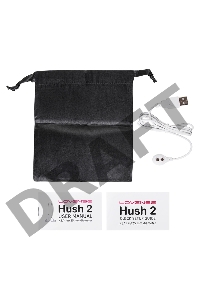 Анальная втулка LOVENSE Hush 2 (S), силикон, черная, 12,1 см
