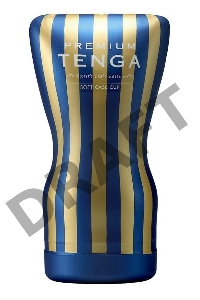Нереалистичный мастурбатор TENGA  Soft Case CUP, TPE, белый, 15,5 см
