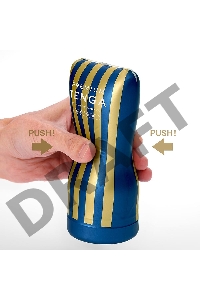 Нереалистичный мастурбатор TENGA  Soft Case CUP, TPE, белый, 15,5 см