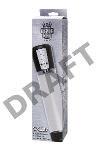 Автоматическая помпа для пениса Sexus Men Expert Sigurd, ABS-пластик, черная, 29 см