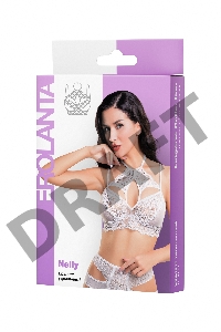 Бралетт удлиненный Erolanta Nelly, белый (50-52)