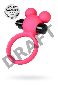 Виброкольцо на пенис A-Toys by TOYFA Pikle, силикон, розовое, 6,9 см, Ø 3,1 см