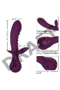 Универсальный вибратор для вагинального и анального сека OBSESSION LOVER