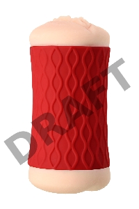 Мастурбатор двусторонний JOS NADIN, TPR, телесный, 14,5 см