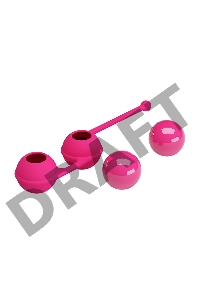 PrettyLove Kegel Tighten Up III, вагинальные шарики на сцепке