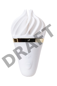 Вибромассажер Satisfyer layons Sweet Treat, силикон, белый, 10,4 см.