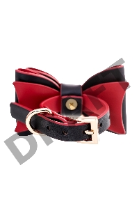 Бондажный набор Toyfa Theatre Bow-tie, PU-кожа, черный