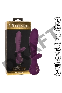 Универсальный вибратор для вагинального и анального сека OBSESSION LOVER