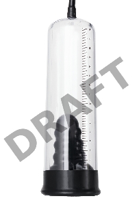 Помпа для пениса TOYFA A-Toys, PVC, чёрный, 20,5 см