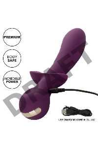 Универсальный вибратор для вагинального и анального сека OBSESSION LOVER