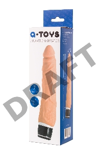 Реалистичный вибратор TOYFA  A-Toys Akin, силикон, телесный, 20,2 см