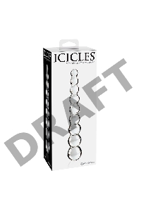 Стеклянный стимулятор Icicles No. 2 - Clear