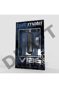 Вибропуля Bathmate Vibe Bullet Black, перезаряжаемая, водонепронецаемая, пластик, черная