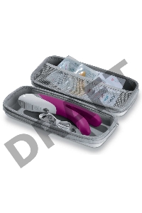 Ярко-розовый вибратор Mystim Bon Aparte - 25 см.