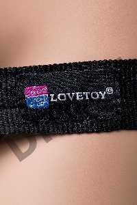 Страпон на креплении LoveToy с поясом Harness, реалистичный, neoskin, телесный, 17 см