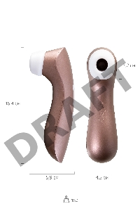 Вакуум-волновой бесконтактный стимулятор клитора Satisfyer PRO 2 Vibration, силикон, розовый, 15 см.