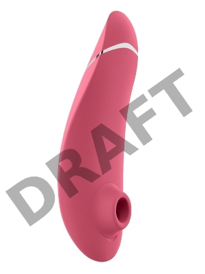 Розовый клиторальный стимулятор Womanizer Premium 2