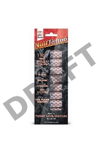 Набор лаковых полосок для ногтей Блестящий градиент Nail Foil