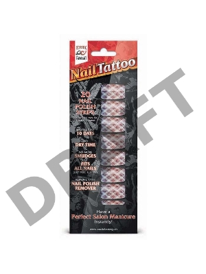 Набор лаковых полосок для ногтей Блестящий градиент Nail Foil