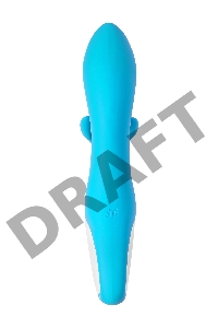 Нереалистичный вибратор Satisfyer Embrace me, силикон, синий