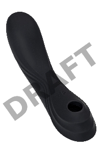 Вакуум-волновой бесконтактный стимулятор клитора Satisfyer Curvy Trinity 4, силикон, чёрный