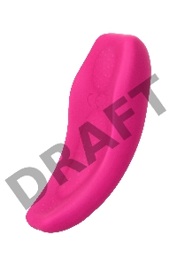 Клиторальный вибратор в трусики JOS FLIRTY, силикон, розовый, 9,3 см