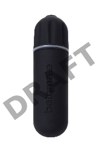 Вибропуля Bathmate Vibe Bullet Black, перезаряжаемая, водонепронецаемая, пластик, черная