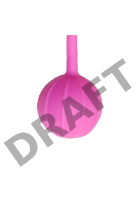 Розовые вагинальные шарики с ребрышками Roze Love Balls