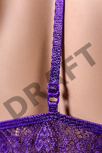 Комбинация и стринги Candy Girl Nevaeh, фиолетовые, OS