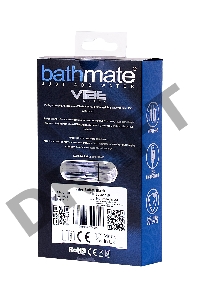 Вибропуля Bathmate Vibe Bullet Black, перезаряжаемая, водонепронецаемая, пластик, черная