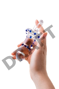 Анальная втулка Sexus Glass, стекло, прозрачная, 14 см, Ø 3,5 см