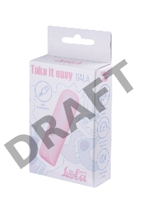 Розовая перезаряжаемая вибропуля Gala