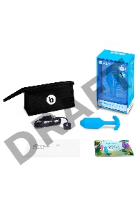 Голубая вибропробка для ношения B-vibe Snug Plug 3 - 12,4 см.